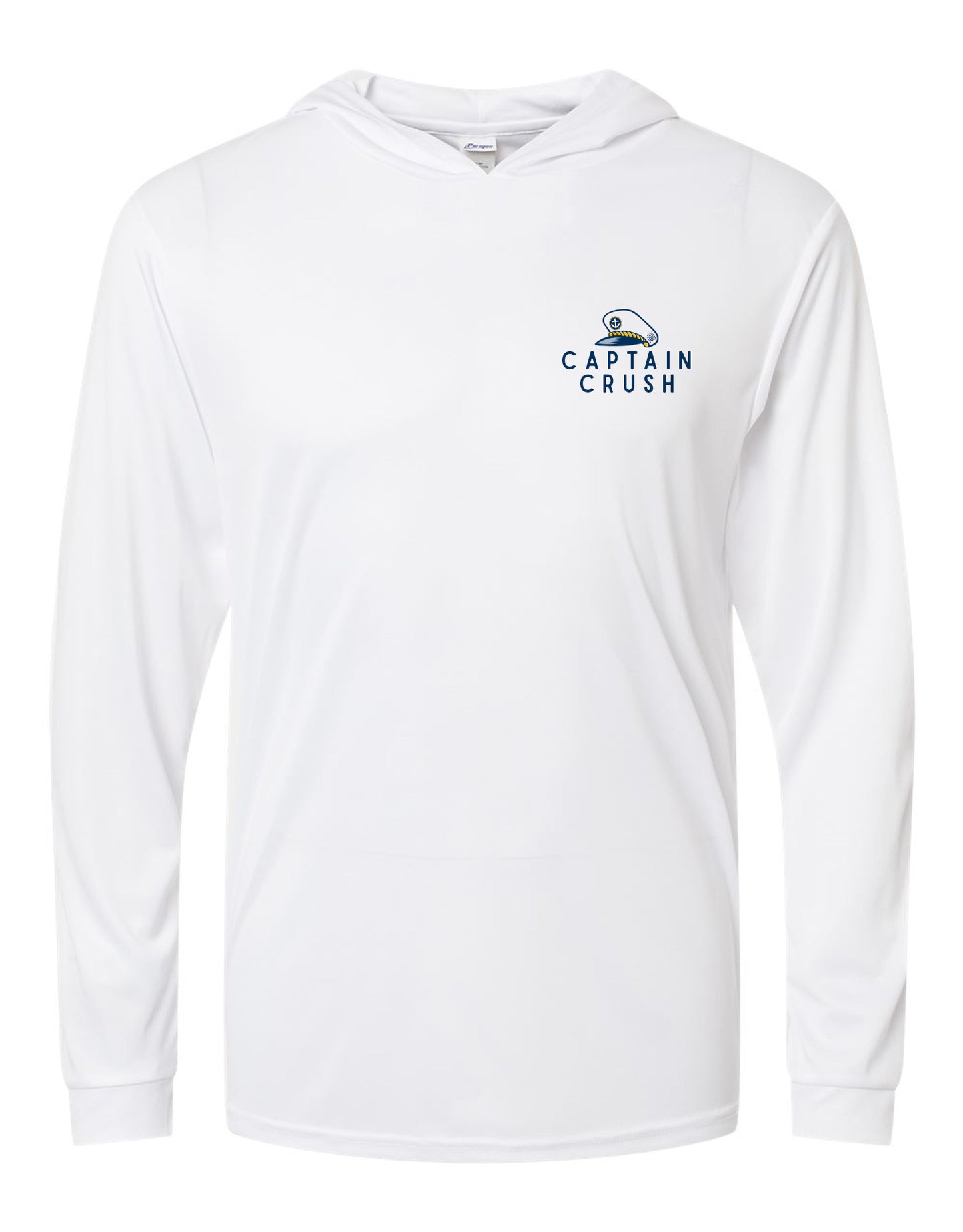 CAPTAIN CRUSH, ADULT LS HOODIE TEE