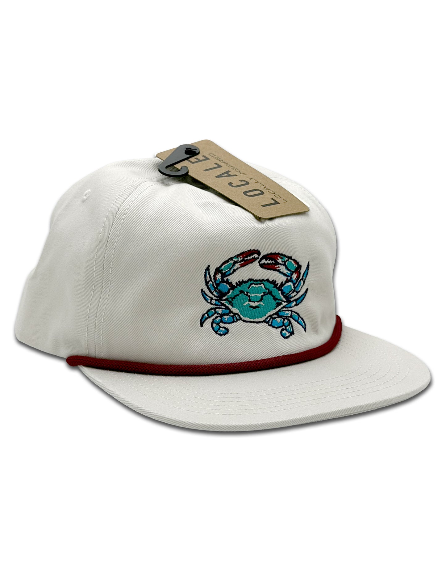 CHOPTANK SUPPLY CO. BLUE CRAB HAT, CREAM