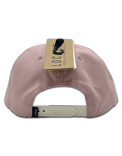 CHOPTANK SUPPLY CO. BLUE CRAB HAT, ROSE/CREAM