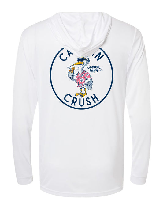 CAPTAIN CRUSH, ADULT LS HOODIE TEE