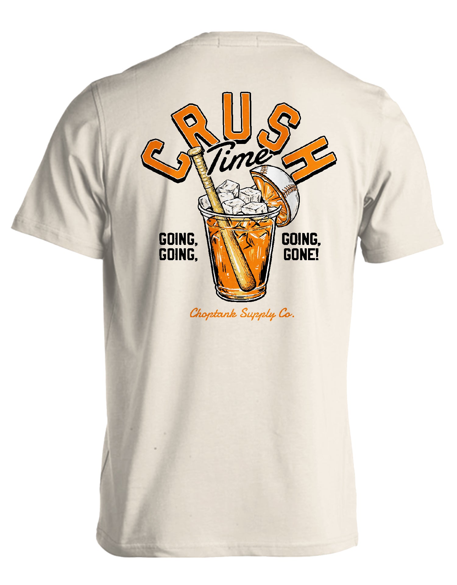CHOPTANK SUPPLY CO. CRUSH TIME (BASEBALL) IVORY
