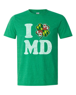 MARYLAND FLAG CLOVER (PRINTED TO ORDER)
