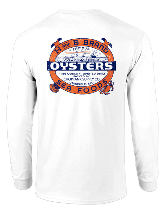 H AND B BRAND OYSTERS, ADULT LS