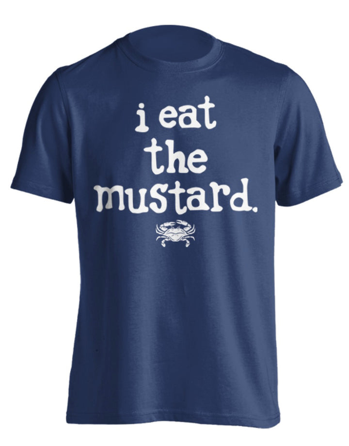I EAT THE MUSTARD, METRO BLUE (PRINTED TO ORDER)
