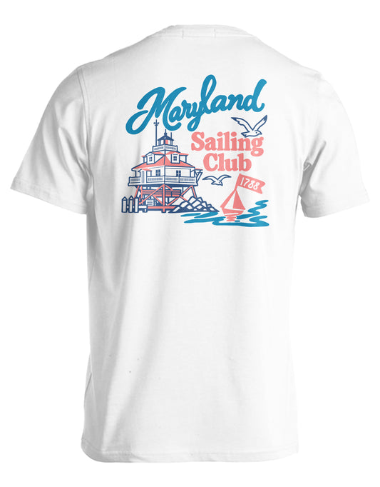 WEAR MARYLAND MARYLAND SAILING CLUB WHITE
